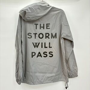 To Write Love On Her Arms Storm Will Pass Mental Health Metallic Jacket Sm NWT